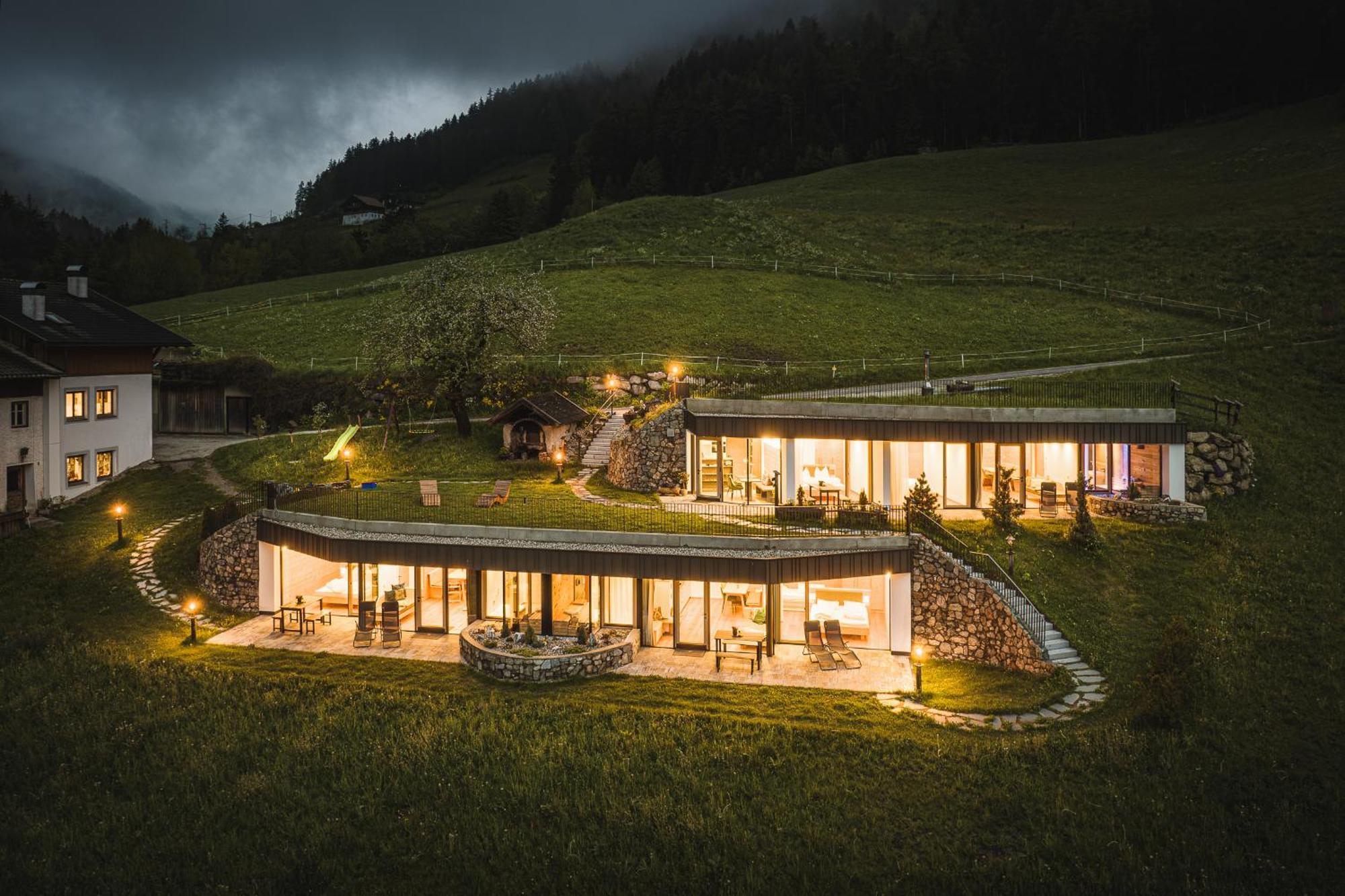 Innermoser Bauernhof - Chalets Molini di Tures Ngoại thất bức ảnh